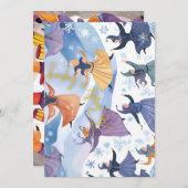 12 dagen Kerstmis - 10 heren springen Feestdagenkaart (Voorkant / Achterkant)