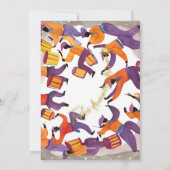 12 dagen Kerstmis - 10 heren springen Feestdagenkaart (Achterkant)