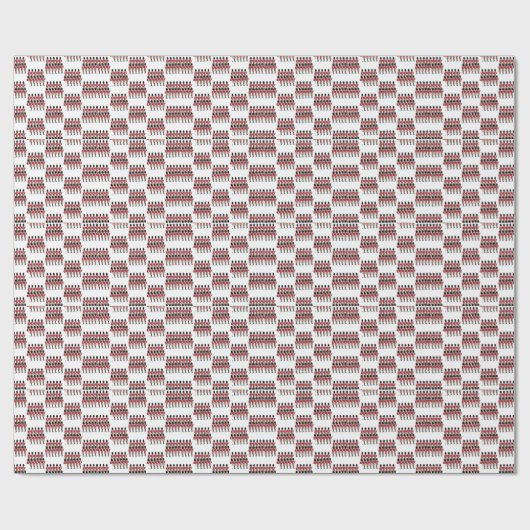 12 dagen Kerstmis, 11 pipons Cadeaupapier (Vlak)