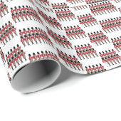 12 dagen Kerstmis, 11 pipons Cadeaupapier (Rol Hoek)