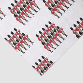 12 dagen Kerstmis, 11 pipons Tissuepapier (Detail)