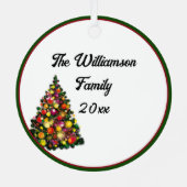 12 dagen Kerstmis 2 schildpadden Eigen naam mij Metalen Ornament (Achterkant)