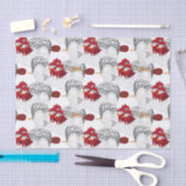 12 dagen Kerstmis 3 Franse hennen Tissuepapier (Craft)