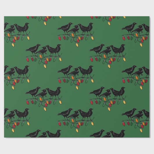 12 dagen Kerstmis 4 Roepende vogels Cadeaupapier (Vlak)