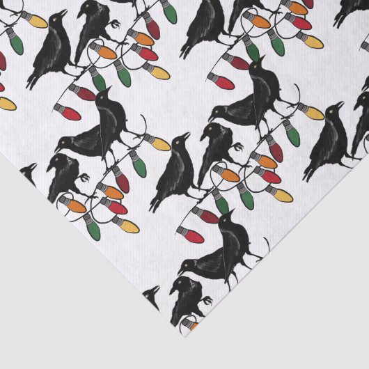 12 dagen Kerstmis 4 Roepende vogels Tissuepapier (Detail)