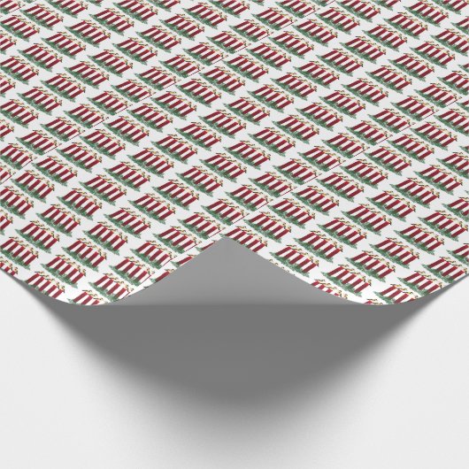 12 dagen kerstmis 5 Gold Rings Cadeaupapier (Hoek)