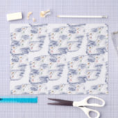 12 dagen Kerstmis 7 zwemmen A-zwemmen Tissuepapier (Craft)