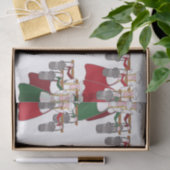 12 dagen Kerstmis 8 dienstmeisjes Tissuepapier (Geschenk)