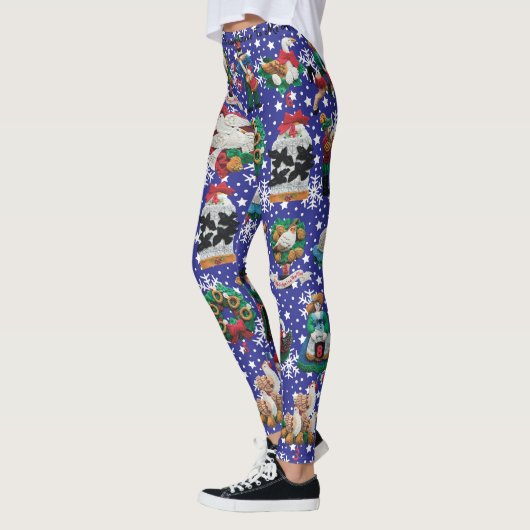 12 dagen Kerstmis A-patrijs in een perenboom Leggings (Links)