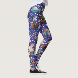 12 dagen Kerstmis A-patrijs in een perenboom Leggings