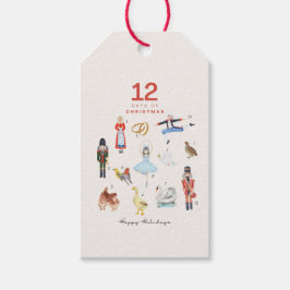 12 DAGEN KERSTMIS CADEAULABEL