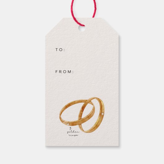 12 DAGEN KERSTMIS CADEAULABEL (Achterkant)