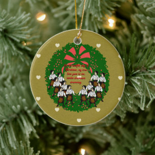 12 dagen Kerstmis Collectie: Dag 12 Keramisch Ornament