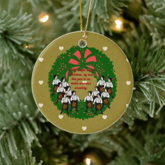 12 dagen Kerstmis Collectie: Dag 12 Keramisch Ornament (Boom)