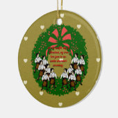 12 dagen Kerstmis Collectie: Dag 12 Keramisch Ornament (Links)