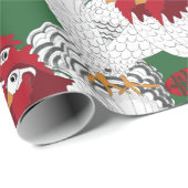 12 dagen Kerstmis Drie Franse hennen Cadeaupapier (Rol Hoek)