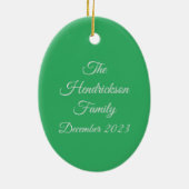 12 DAGEN KERSTMIS KERAMISCH ORNAMENT (Achterkant)