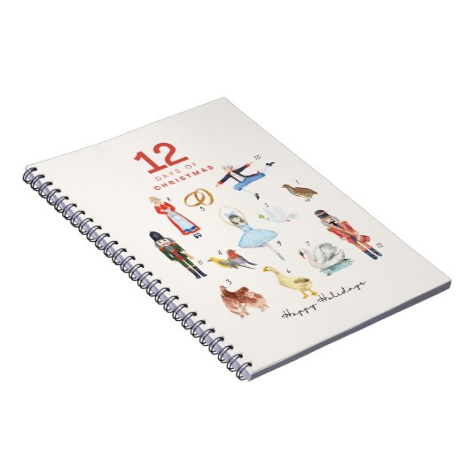 12 DAGEN KERSTMIS NOTITIEBOEK (Rechterzijde)