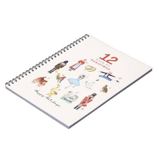 12 DAGEN KERSTMIS NOTITIEBOEK (Linkerzijde)