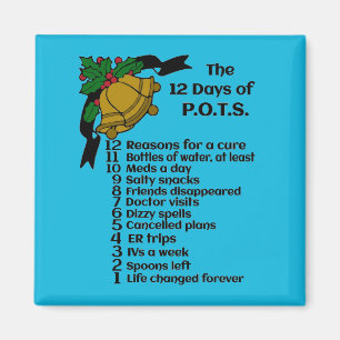 12 dagen kerstmis...P.O.T.S. Magneet