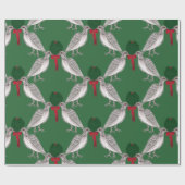 12 dagen kerstmis twee schildpadden cadeaupapier (Vlak)