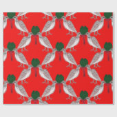 12 dagen kerstmis twee schildpadden cadeaupapier (Vlak)