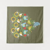 12 dagen kerstmis wandkleed (Voorkant (horizontaal))