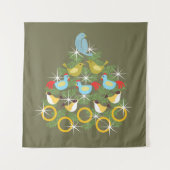 12 dagen kerstmis wandkleed (Voorkant)