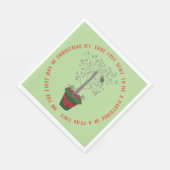 12 dagen kerstpatrijs in een perenboom servet (Hoek)