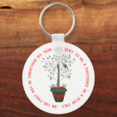 12 dagen kerstpatrijs in een perenboom sleutelhanger (Voorkant)
