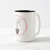 12 dagen kerstpatrijs in een perenboom tweekleurige koffiemok (Voorkant rechts)