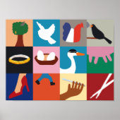 12 dagen kerstPoster Poster (Voorkant)