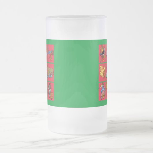 12 dagen kerstT-shirts, kleding, geschenken Matglas Bierpul (Center)