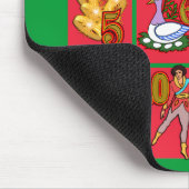 12 dagen kerstT-shirts, kleding, geschenken Muismat (Hoek)