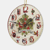 12 dagen kersttijd keramisch ornament (Links)