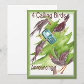 12 dagen kerstuitnodiging kaart (Voorkant / Achterkant)