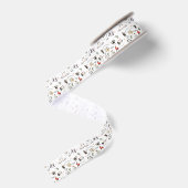 12 dagen kerstvakantie grosgrain lint (Achterkant)