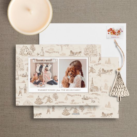 12 dagen kerstvakantie multi foto kaart