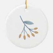 12 dagen kerstvakantie traditioneel gans keramisch ornament (Achterkant)