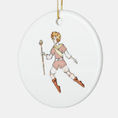 12 dagen kerstversiering - 10 lords-a-leaping keramisch ornament (Links)