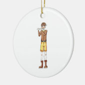 12 dagen kerstversiering - 11 pipleidingen keramisch ornament (Links)