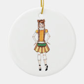 12 dagen kerstversiering-12 drummers Drumming Keramisch Ornament (Voorkant)