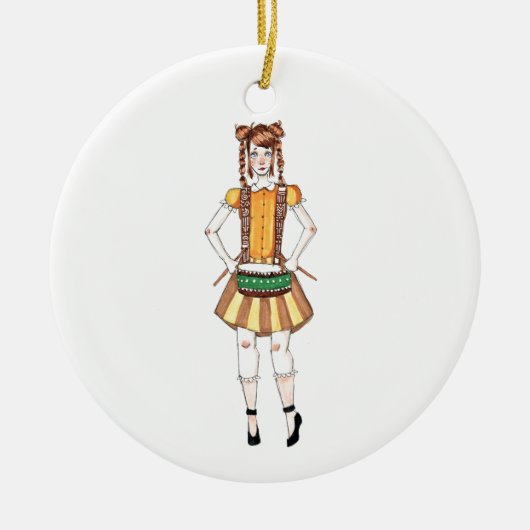 12 dagen kerstversiering-12 drummers Drumming Keramisch Ornament (Voorkant)