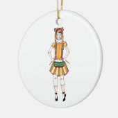 12 dagen kerstversiering-12 drummers Drumming Keramisch Ornament (Links)