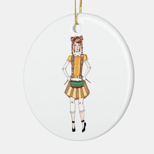 12 dagen kerstversiering-12 drummers Drumming Keramisch Ornament (Links)