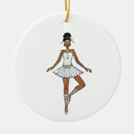 12 dagen kerstversiering - 9 dames dansen keramisch ornament