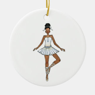 12 dagen kerstversiering - 9 dames dansen keramisch ornament