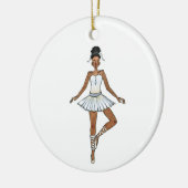 12 dagen kerstversiering - 9 dames dansen keramisch ornament (Links)