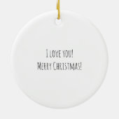 12 dagen kerstversiering - 9 dames dansen keramisch ornament (Achterkant)