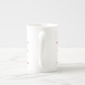 12 DAGEN LYRICS Bone China Mok (Achterkant)